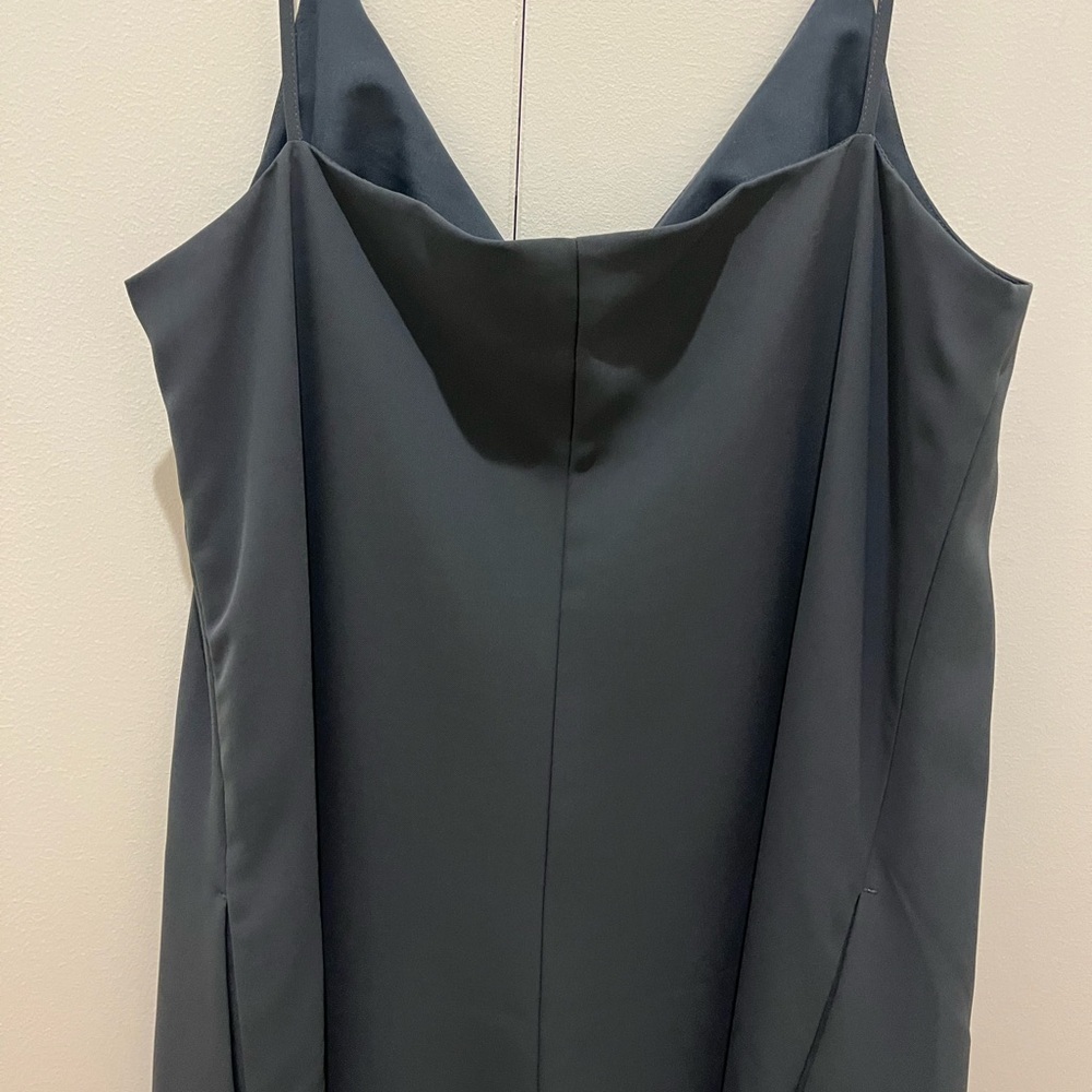 Uniqlo Midnight Blue Midi Dress gently worn - Picture 6 of 14